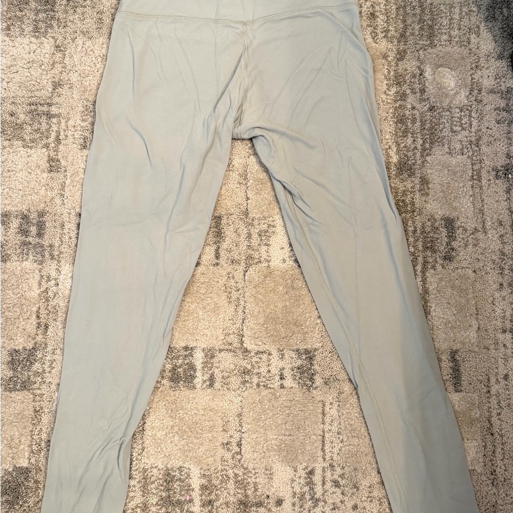 Aritzia TNA leggings, light sage green